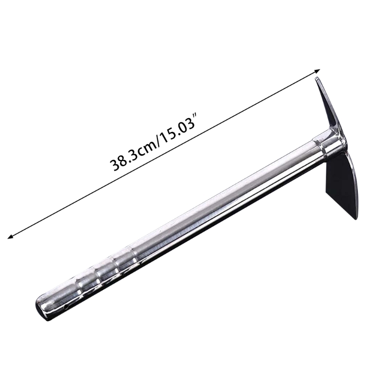 Tuinieren Graven Tool Tuin Wieden Graafmachine Hand Hark Metalen Hark Roestvrij Staal Hark Schoffel Boerderij Tuin Tool Q84D