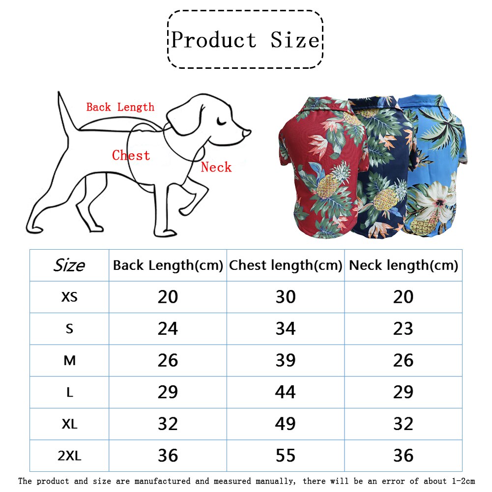 Zomer Pet Gedrukt Kleding Voor Honden Bloemen Strand Overhemd Jassen Hond Jas Puppy Kostuum Kat Lente Kleding Huisdieren Outfits