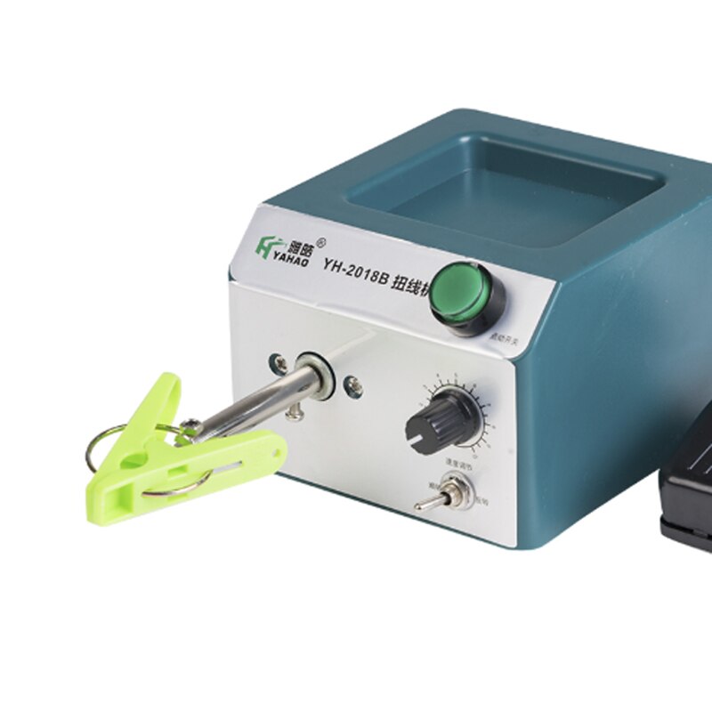 Adjustable speed electric twisting machine positive and negative shielded wire twisted pair braided wire winding machine