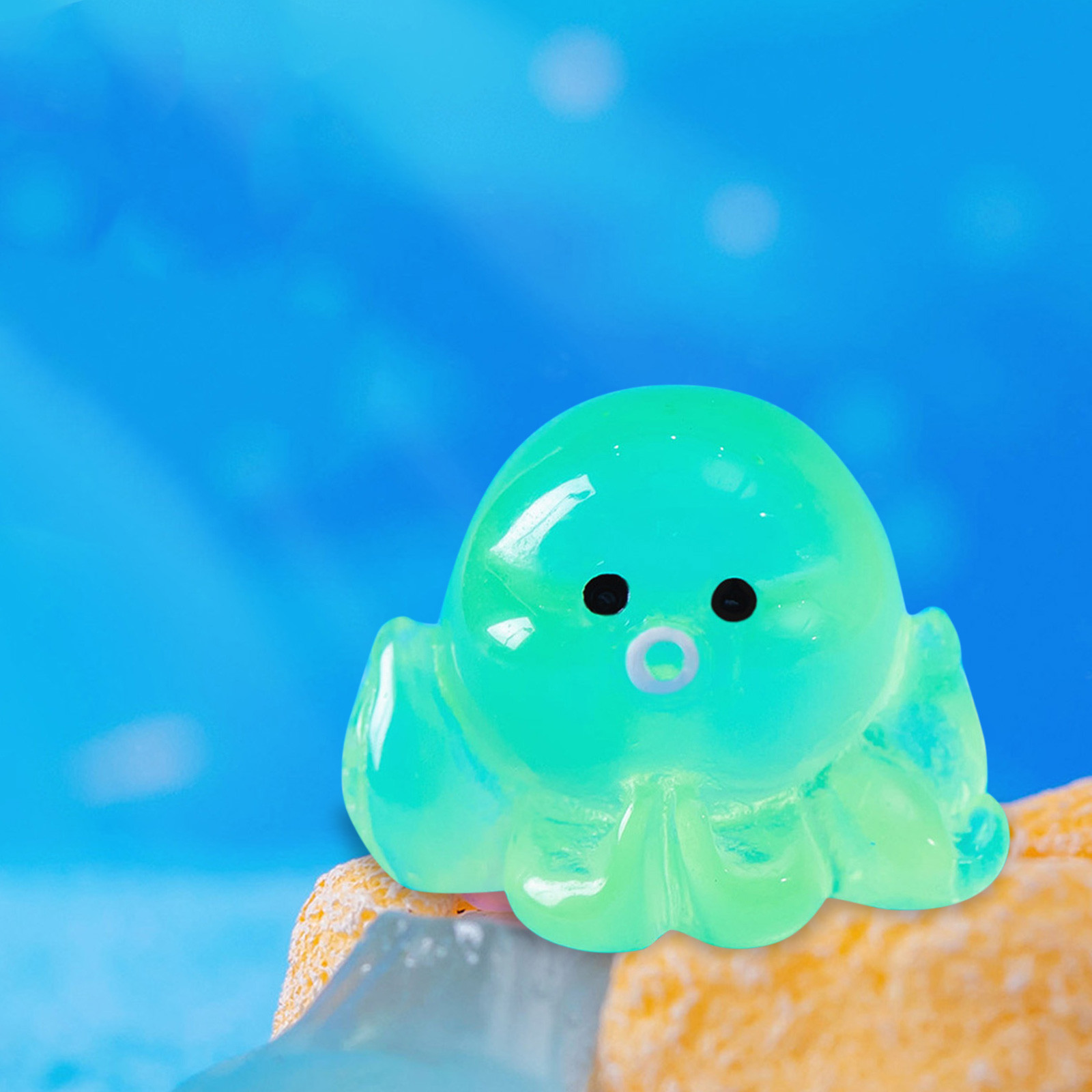 Micro Criativo Brilho Bonito Na Decoração Escuro, Pequeno Aquário Fish Tank, Acessórios de Decoração DIY, Pequenos Ornamentos, Nó, Objeto Decorativo