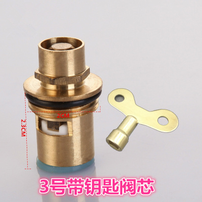 Standaard Thermostatische Spool Koperen Keramische Kraan Cartridge Water Mengkraan Innerlijke Spoel Handvat Schakelaar Reparatie Accessoires: 3