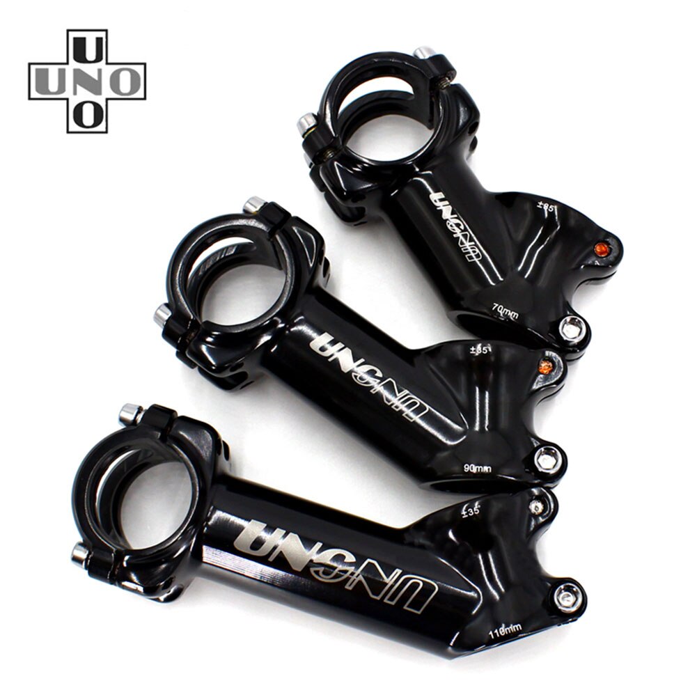 Bicycle Parts Of Bicycle Stem Bicycle 35 Degree Aluminum Stem MTB/Road Bike Raise Handlebar 70/90/110mm Suitable Bicycle Handle