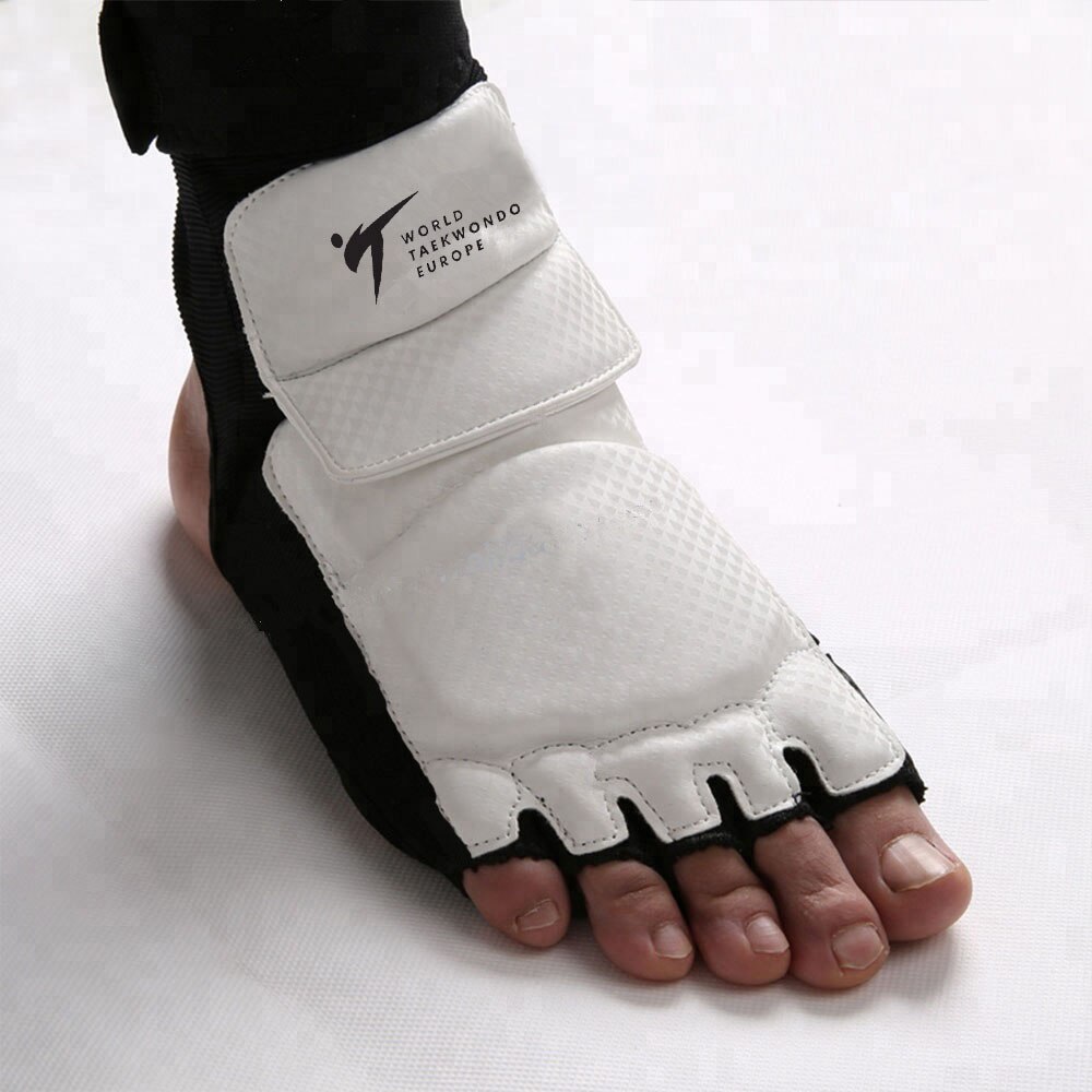 Proteger luvas adulto criança Taekwondo Pé Protector Suporte Tornozelo bota Kickboxing luta guarda pé PESO aprovado protetor de Palma: Foot / M