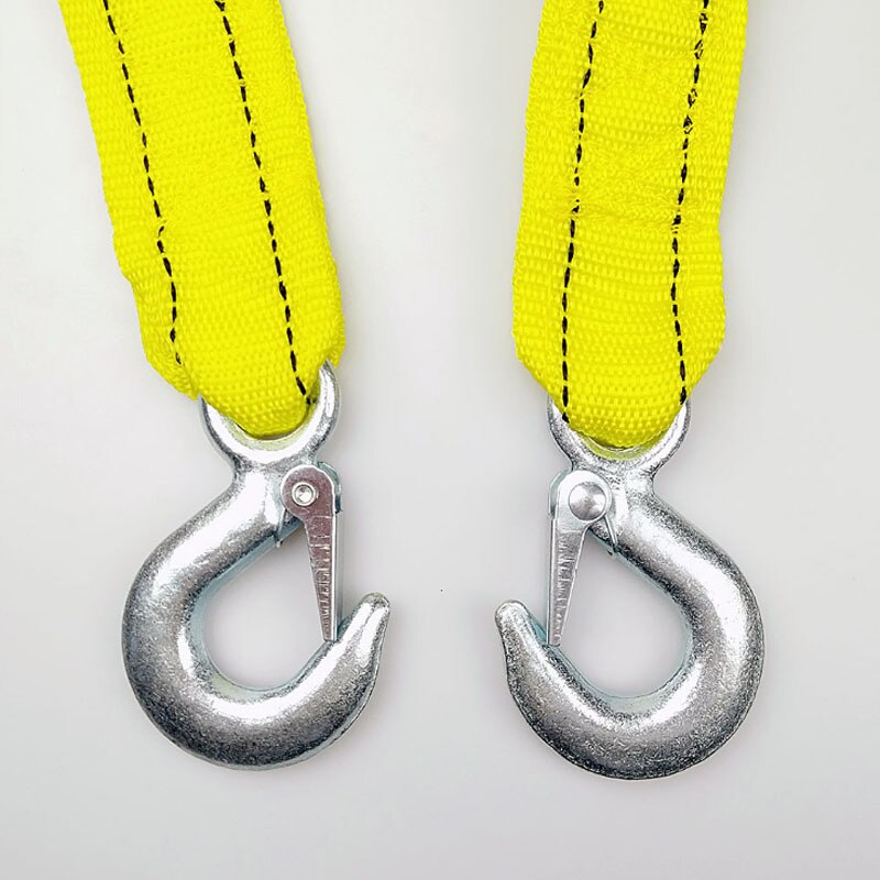 Vehicle traction rope 4 m 5 t strong traction rope vehicle trailer rope Traction rope of automobile with hook