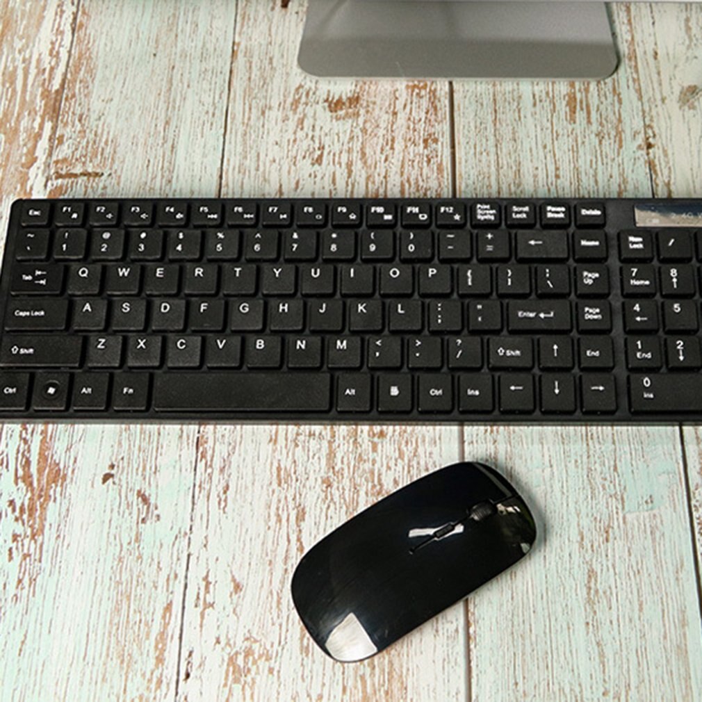 2.4G Ultra-Thin Flat-Panel Wireless Keyboard And Mouse Set Optical Keyboard And Mouse Office Dedicated