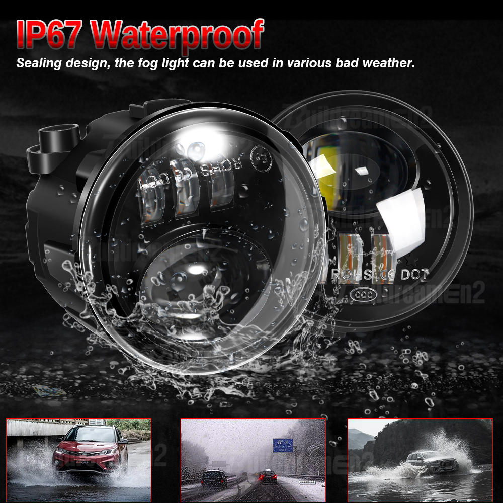 Ensemble de feux antibrouillard avant LED pour voiture, Nissan Qashqai 2, II, J11, , , , , H11, 2 pièces