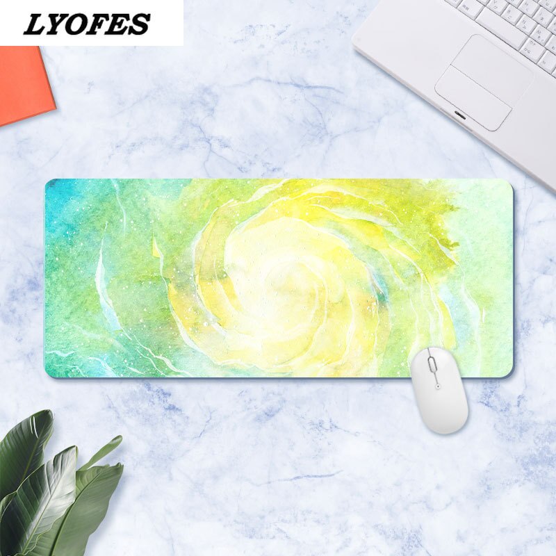 Kawaii Desk Mat Gamer Large Marble Desk Pad Mouse Pad Waterproof Computer Keyboard Table Decoration Cover Gaming Player Mice Mat