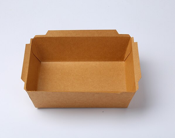 Engangs emballage kraftpapir boks pakning takeaway madpakke sushi boks boite de conservation alimentaire