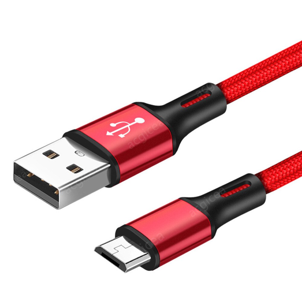 Micro USB Cable 2m 3m 3A Fast Charging Data Cable for Xiaomi Redmi 4X Samsung J7 Android Mobile Phone Microusb Charger