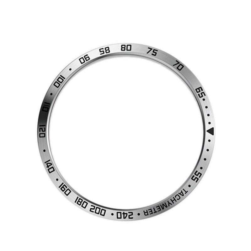 for Samsung Galaxy Watch 42Mm Smart Watch Bezel Ring Adhesive Cover Anti Scratch Metal Protection Ring: Silver