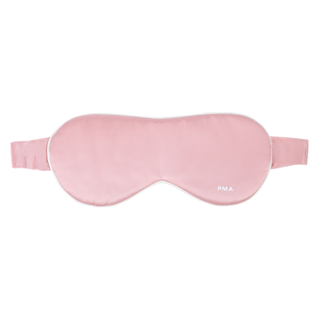 Natural Silk Sleep Mask Blindfold Super Smooth Eye Mask Stylish Contoured Sleep Mask for Sleeping Traveling Night Shift: Pink