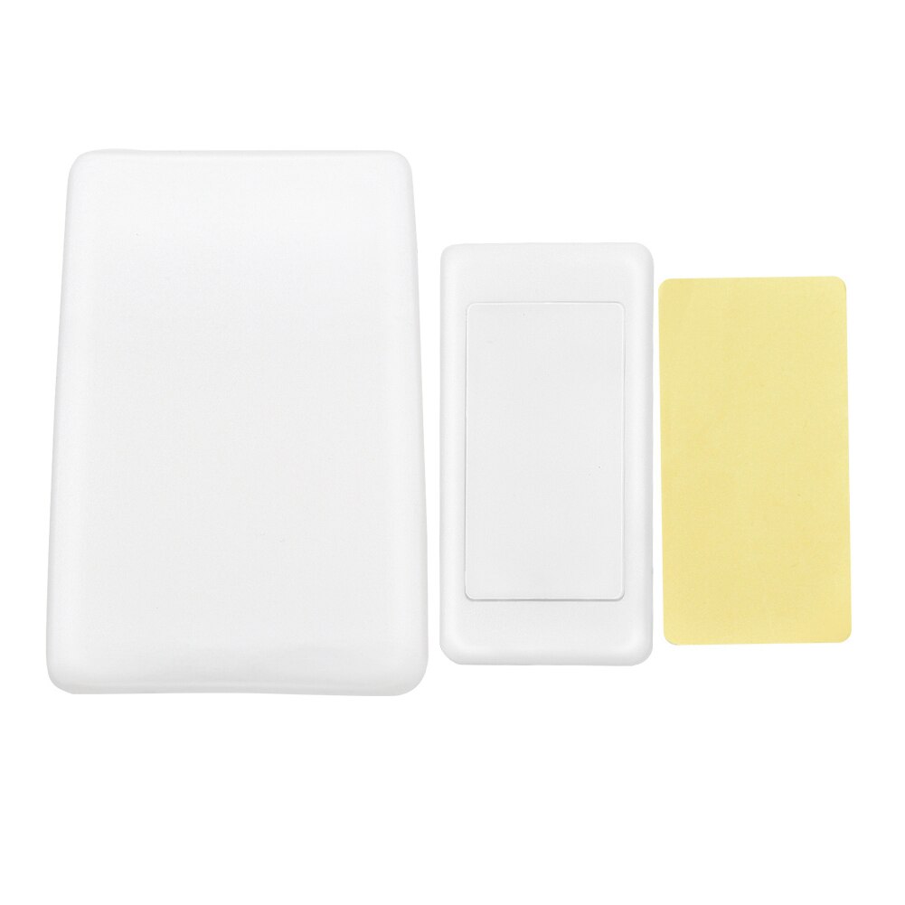 Timbre de puerta inalámbrico con 3 modos de funcionamiento, transmisor de 3 modos de trabajo, luces de 7 colores, receptor de timbre para ancianos y sordos