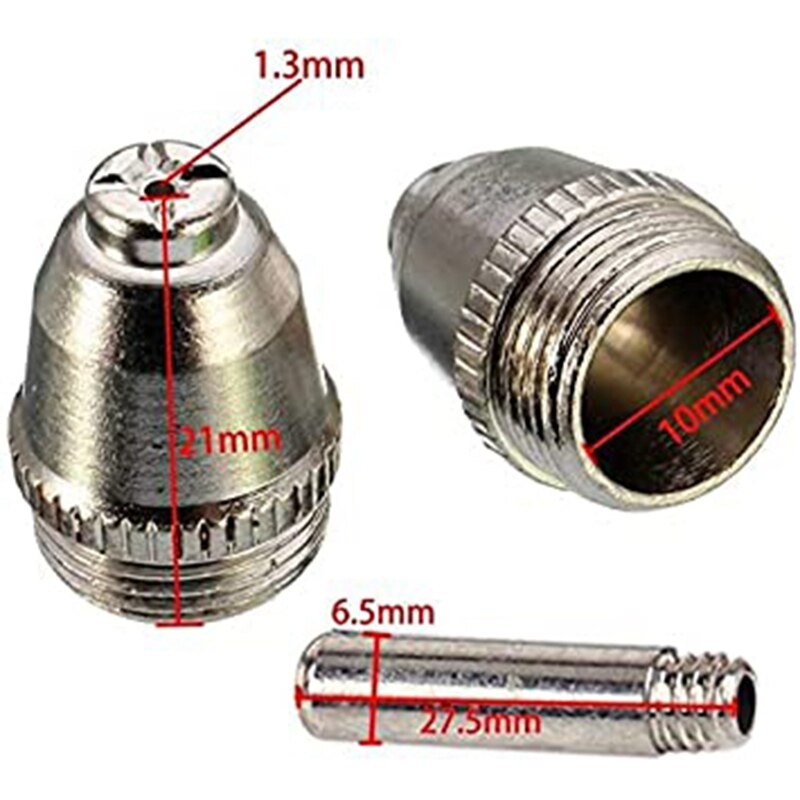 Ricambi Torcia Plasma CUT-50 10 Elettrodi Al Plasma SG-55/AG-60 Da 50A/60A - Per Torce CUT-50, CUT-60, LGK-50/60 EAN 0707242475831 - Foto 6