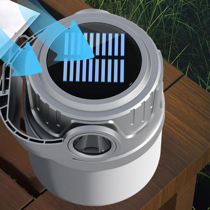 Camping Solar Lights Outdoor Tent Light Foldable Picnic Lantern 4 Speed Adjustable Lamp Flashlight Rechargeable LED Camp Lantern