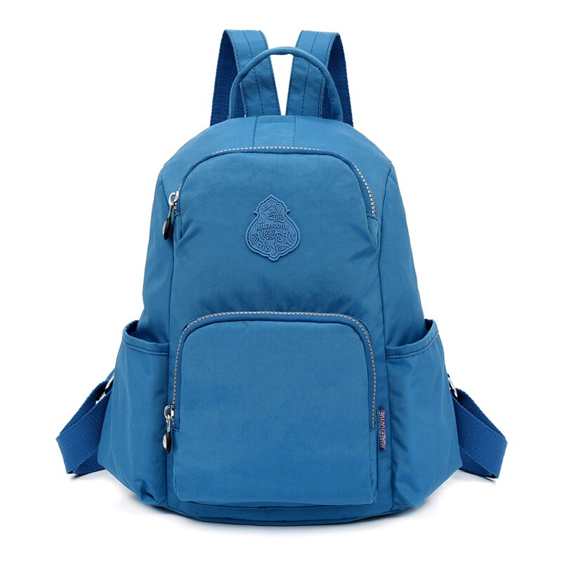 Vrouwen Rugzakken Nylon Rugzak Vrouwelijke Schooltas Sac A Dos Schoudertas Mochila Feminina School Rugzakken Voor Tieners: SeaBlue