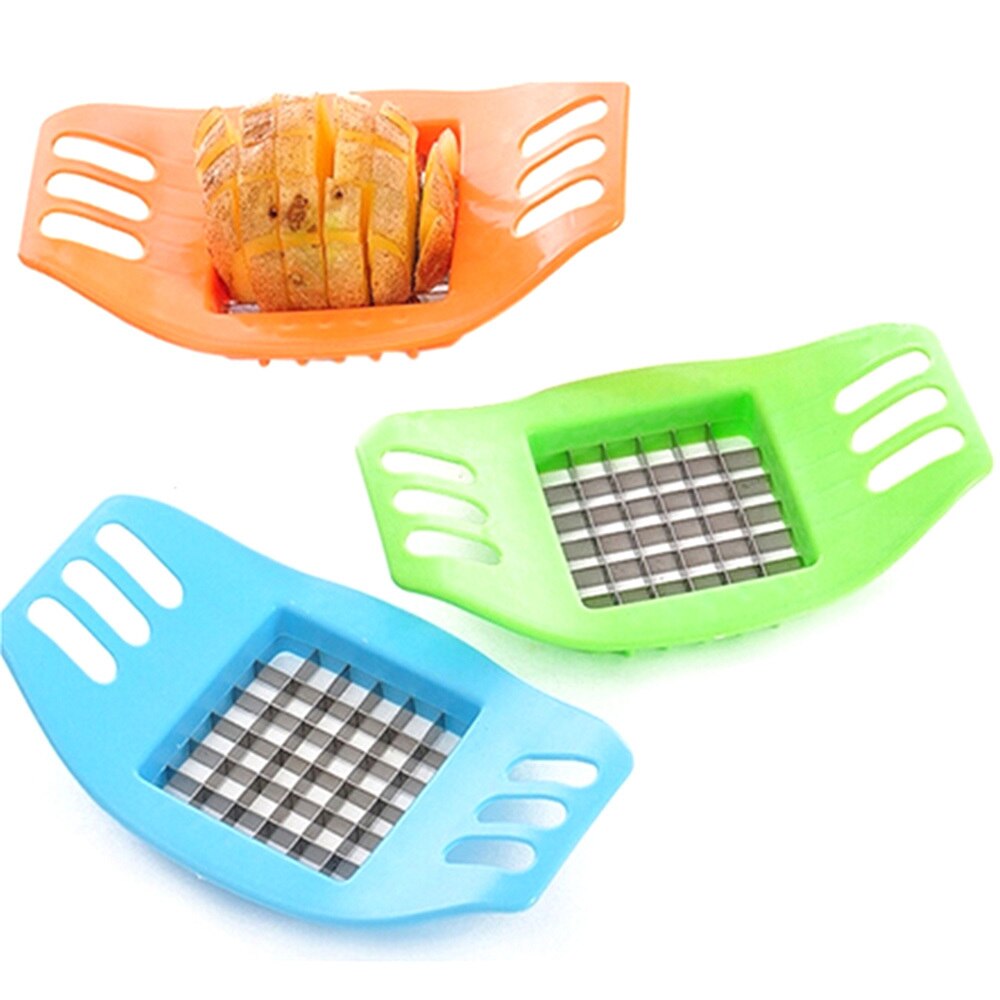 Potato Cutting Device Cut Fries Kit French Fry Yarn Cutter Set Potato Carrot Vegetable Slicer Chopper Chips Making Tool