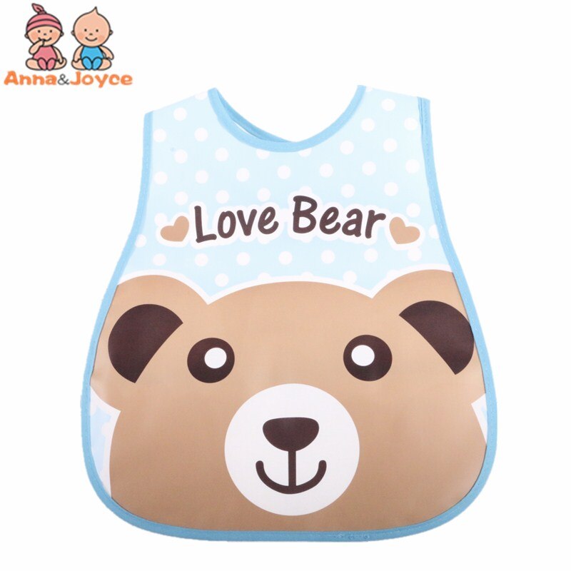 Babadores para bebês com estampa de desenho, babadores para crianças com 3 unidades, à prova d'água, almoço, meninos, meninas, cuidado com a alimentação: Bbear