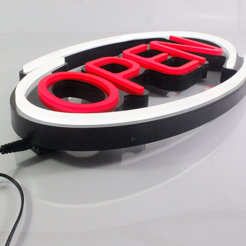 Supper Brightness Store OPEN Sign Ultra Bright Neon Multicolor Style Open LED Neon Light Sign RGB OPEN Letter Neon Inscription