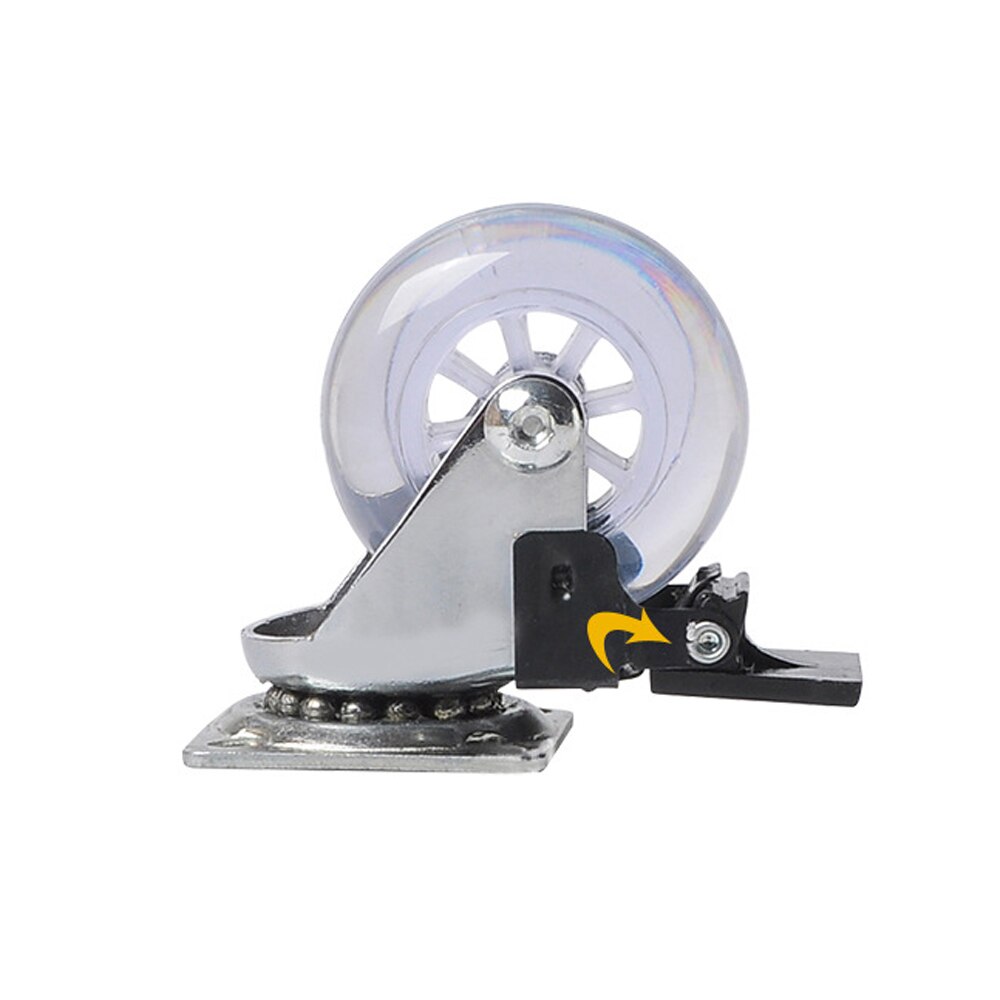 4 Pack 360 Degree Swivel Caster Wheels Heavy Duty Caster No Noise Wheels For Furniture Cabinets (3 inch with brake)sofa casters