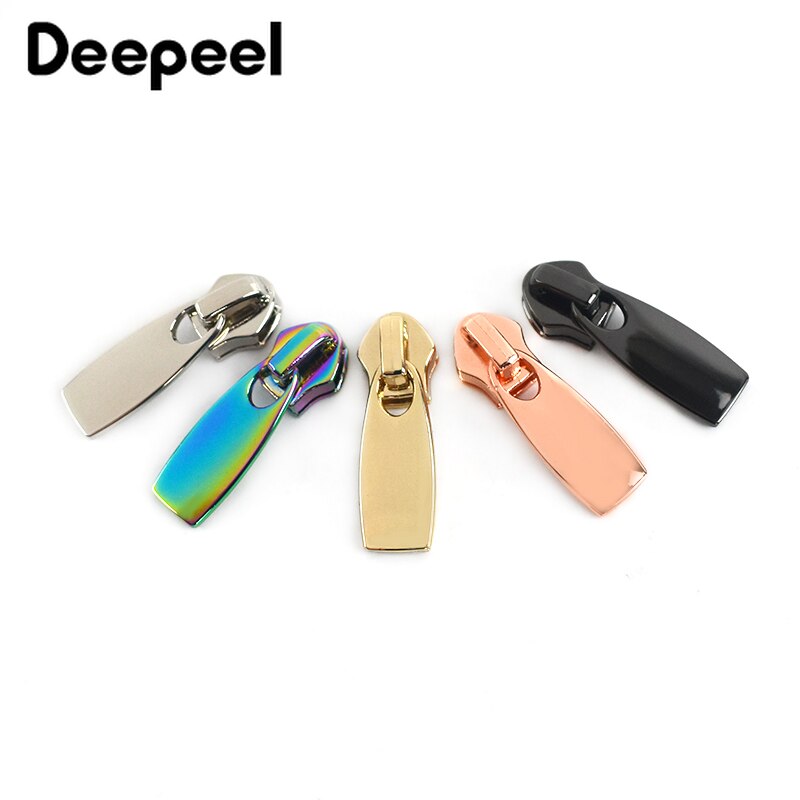 10pcs 5# Zipper Silder for Nylon Zip for Jacket Pocket Zippers Head Puller DIY Zips Repair Replacement Sewing Accessories ZT026