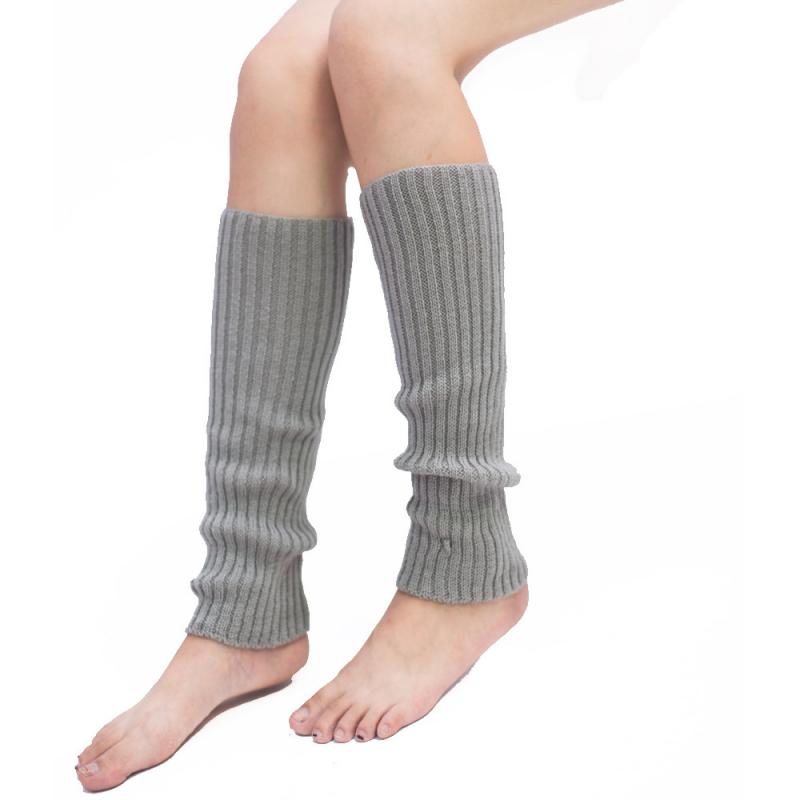Chaussettes chaudes en laine pour femmes, couvre-jambes pour adultes, couleur unie, , style coréen, couvre-pieds tricotés, automne hiver: 07