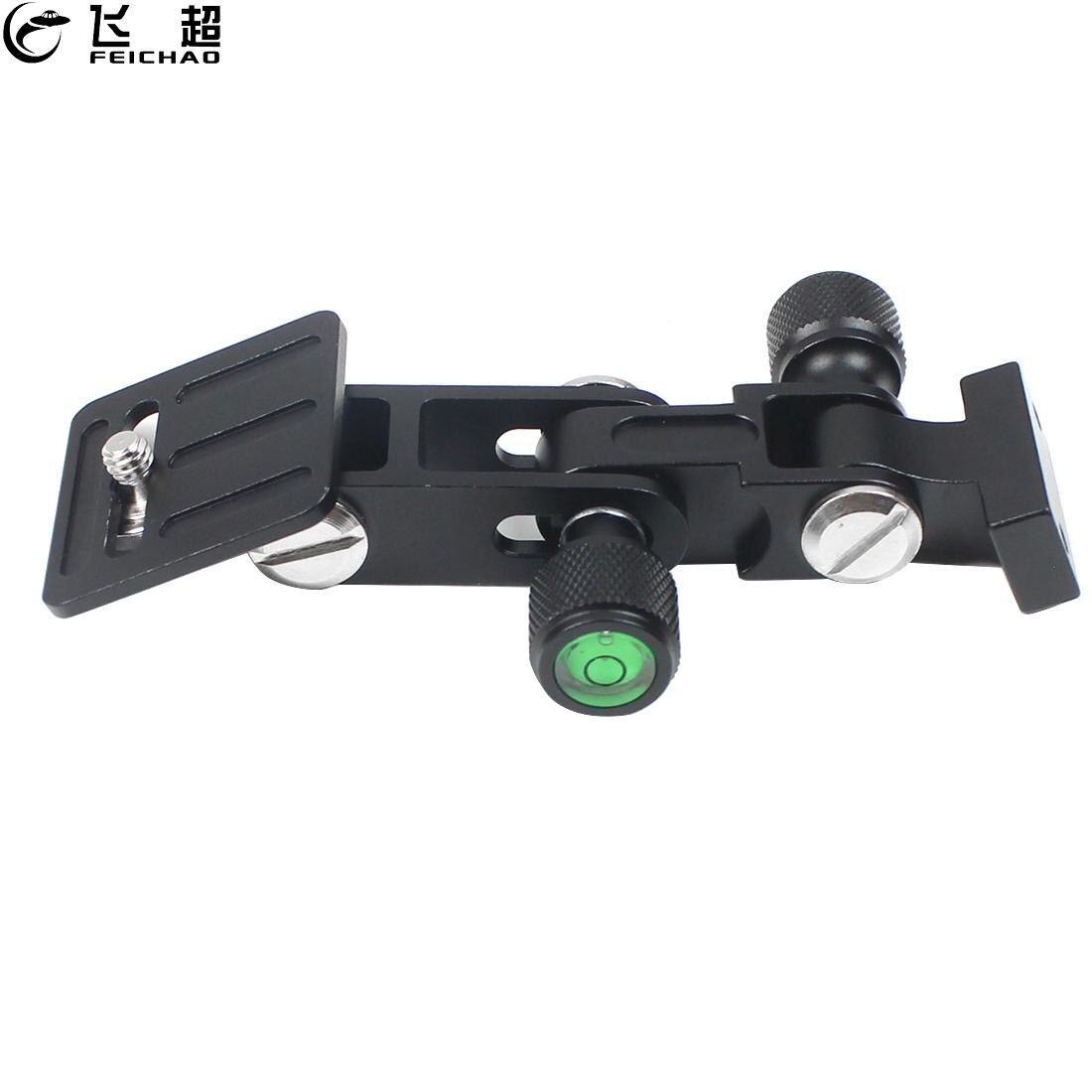 Supporto per obiettivo Zoom teleobiettivo lungo staffa a sgancio rapido pieghevole a scomparsa supporto per messa a fuoco della fotocamera per piastra svizzera Manfrotto Arca