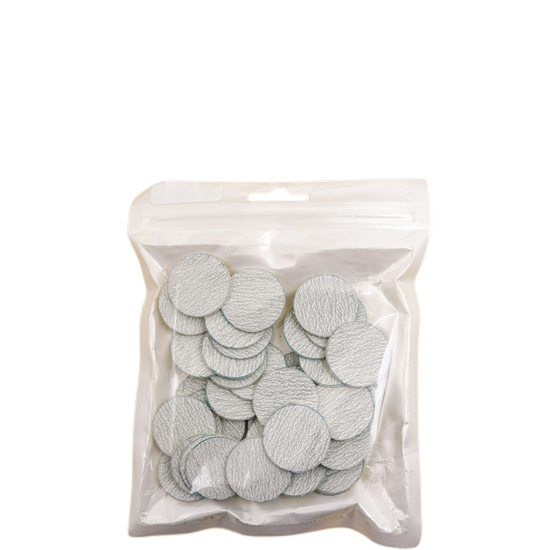 ~ papier abrasif blanc 50/pièces pédicure outils de soins des pieds 15mm 20mm 25mm 35mm foret à ongles disque disque Salon callosités remplaçable