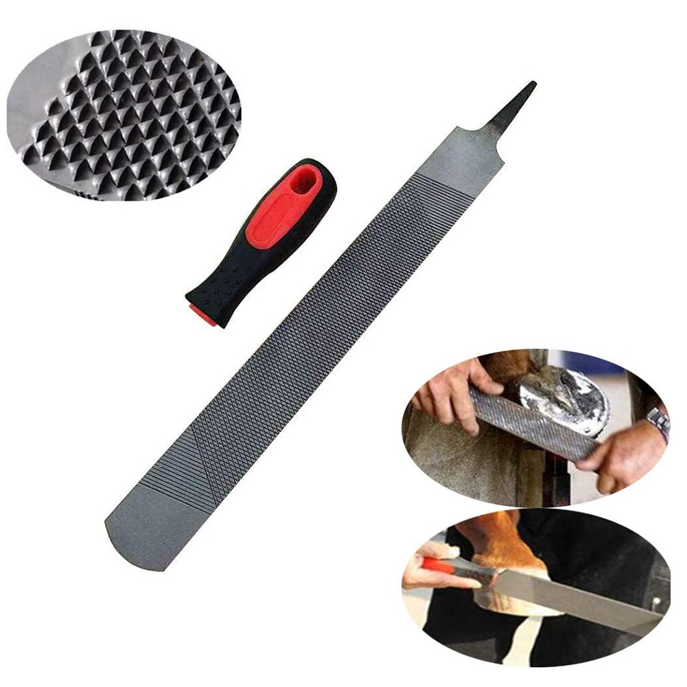 Double Sided Horse Hoof Rasp Trimming Tool Farrier Horseshoe Trimming File Hoof Cutter Knives Repair Tool Equestrian Accessories