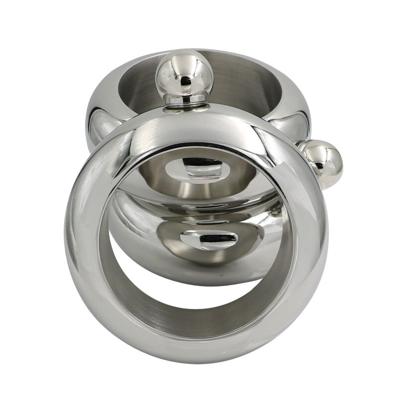 UPORS-brazalete de acero inoxidable 3,5 para Alcohol, botella de vino, whisky, con embudo, Color plateado, 304 oz