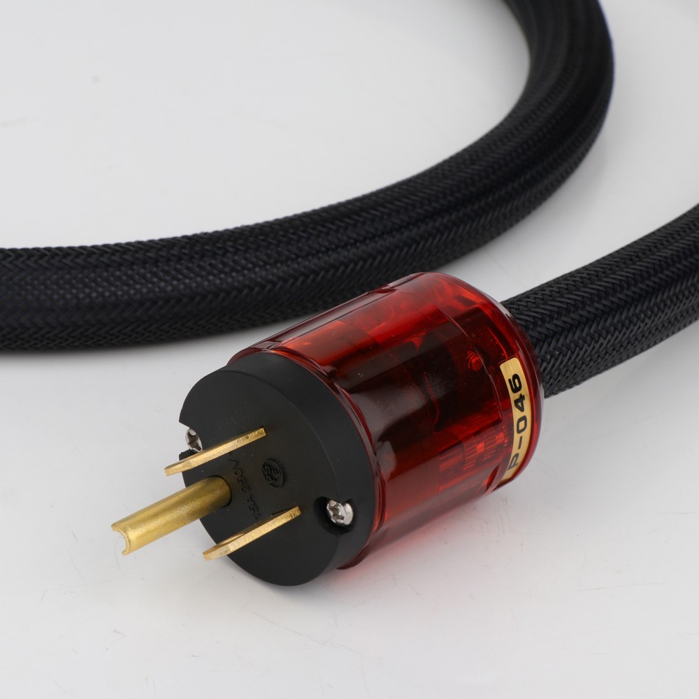 HI-End Furukawa PCOCC copper power wire Audio Grade USA Power Cable With P046 C046 Gold Plated US Power Plug Cable HIFI