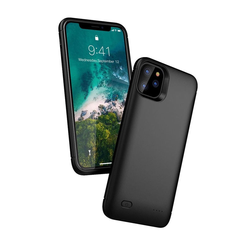 Pour iPhone 11 11pro 11 pro Max téléphone batterie étui 5200mAh 6200mAh chargeur batterie externe batterie externe housse de téléphone