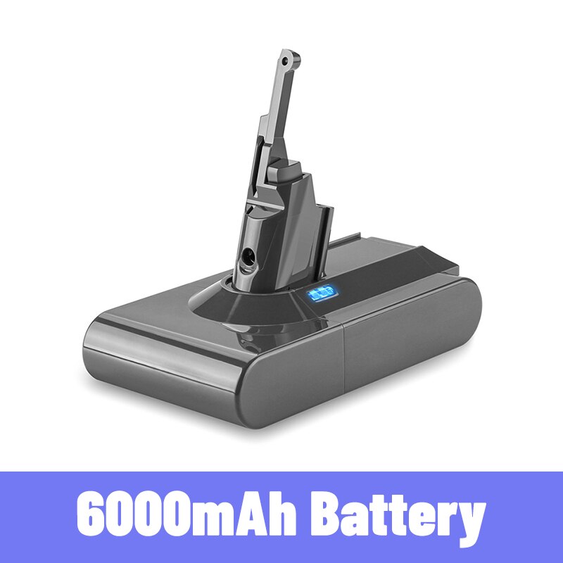 Dyson  v8 21.6v 98000 mah erstatningsbatteri til dyson  v8 absolut ledningsfri støvsuger håndstøvsuger dyson  v8 batteri: Hvid