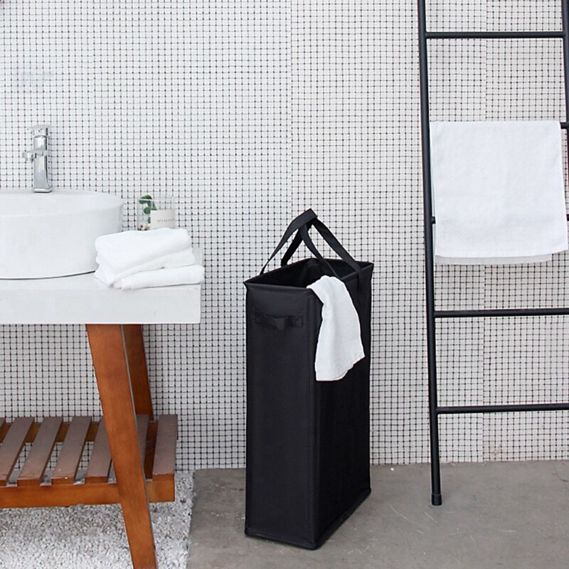 Wasmand Handgrepen Smalle Opvouwbare Wasmand Dunne Wasmand Vuile Kleren Inklapbare Wasmand