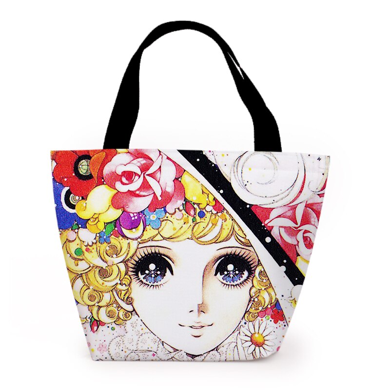 Dame Georgie mittagessen tasche nette Mehrfarbige frauen hand pack thermische frühstück box tragbare picknick reisetasche: 7