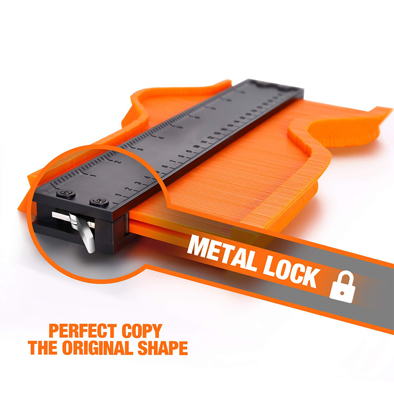 Shape Gauge Duplicator Profile Duplication Gauge Contour Template Plastic Contour Copy Duplicator Measuring Tool Contour Gauge