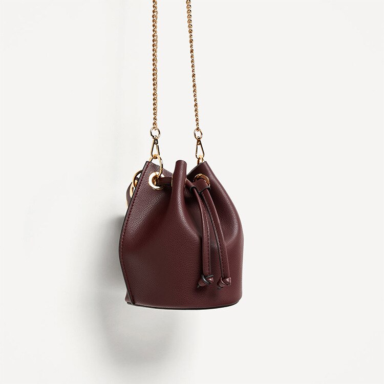 Z da família nova moda europeia e americana cordão corrente balde saco de ombro único bolsa em 2019