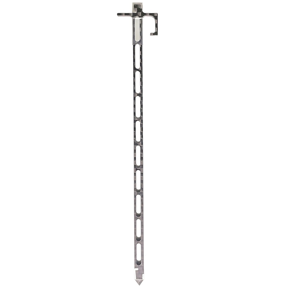 Ultralight Titanium Tent Stake, Lightweight Tent Pegs, Carbon Fiber, Composite Material, 5G, 5.9 ", UL, 6 Pcs