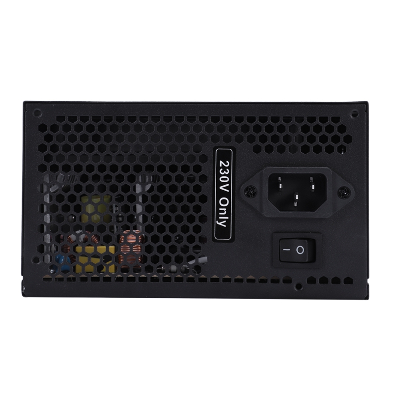 -170-260v max 600w strømforsyning psu pfc silent fan 24 pin 12v pc computer sata gaming pc strømforsyning til intel amd computer