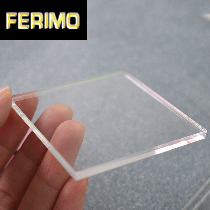 10mm tykkelser akryl firkantet gennemsigtig pladeplade ler akryl plexiglas perspex plade akryl plast til træbearbejdning