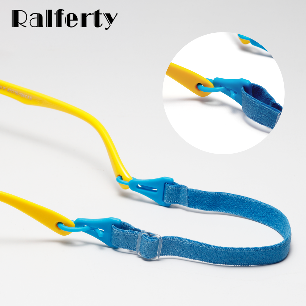 Catena per occhiali antiscivolo per bambini Corda per occhiali per bambini Supporto per cavo elastico regolabile Cordino sportivo cinghia corda Mascarilla estensore