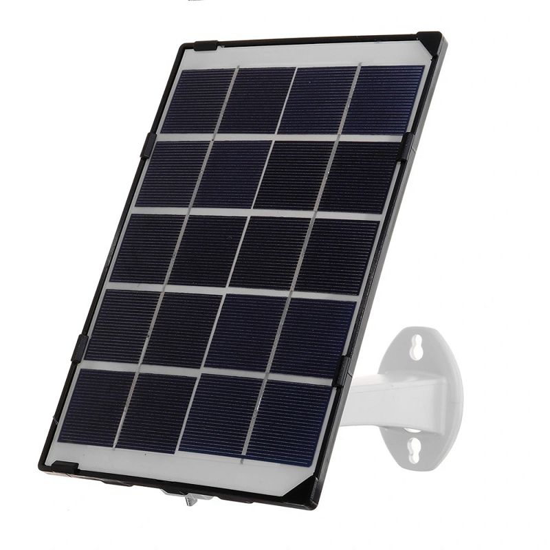 mini pannello solare 20W impermeabile per telecamera di sicurezza IP caricabatterie esterno per banca di energia solare con cavo di ricarica micro USB 5M/16Ft 5V