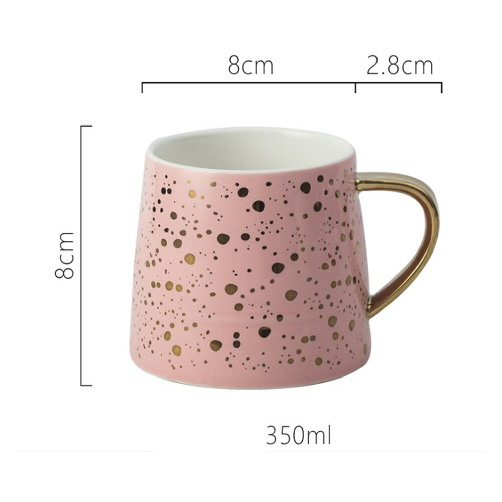 Ceramic Coffee Mug Milk Cup Drinkware Starry Sky Pattern Teacup Simple and Mugs luxury cup Christmas