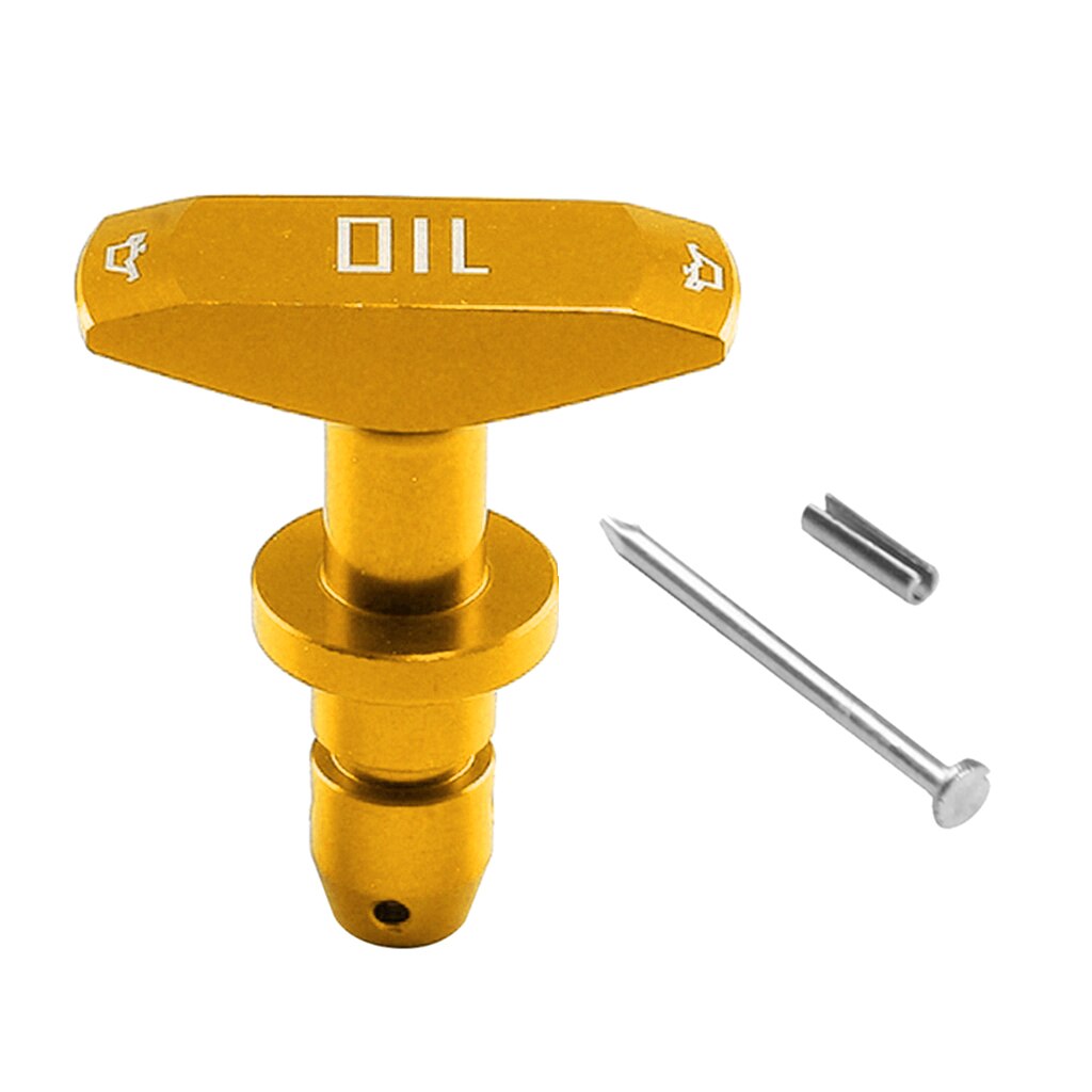 1pcs Heavy Duty Billet Oil Dipstick Pull Handle Replacement Golden for Ford GT V8 GT50