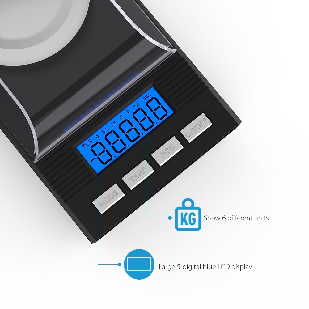 50g x 0.001g High Accurate Scale AMW Gemini bilancia balanza Digital Milligram/ Gram pocket jewelry Scale electronic scales