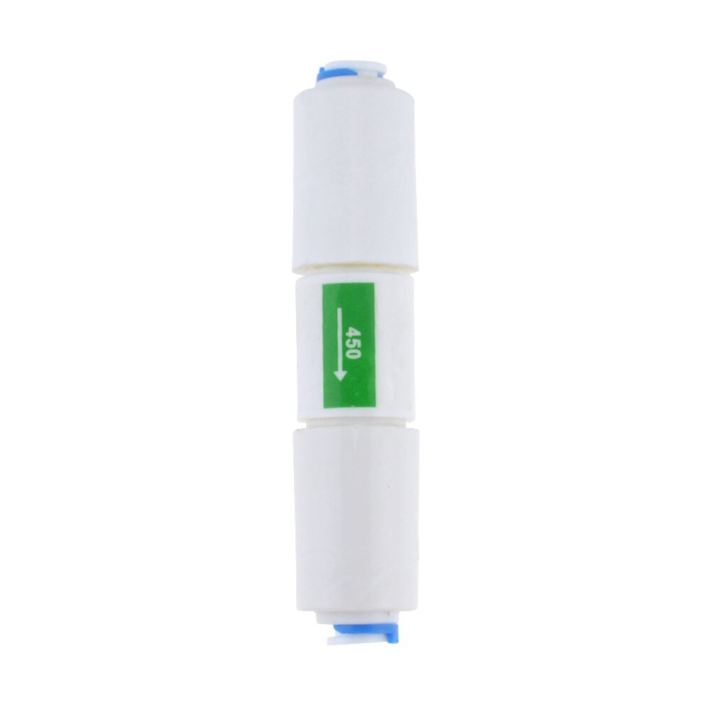 Manguera de ósmosis inversa para sistema de agua residual, limitador de flujo de aguas residuales, 300CC, 450CC, 800CC, 1500CC, 1/4 &quot;OD