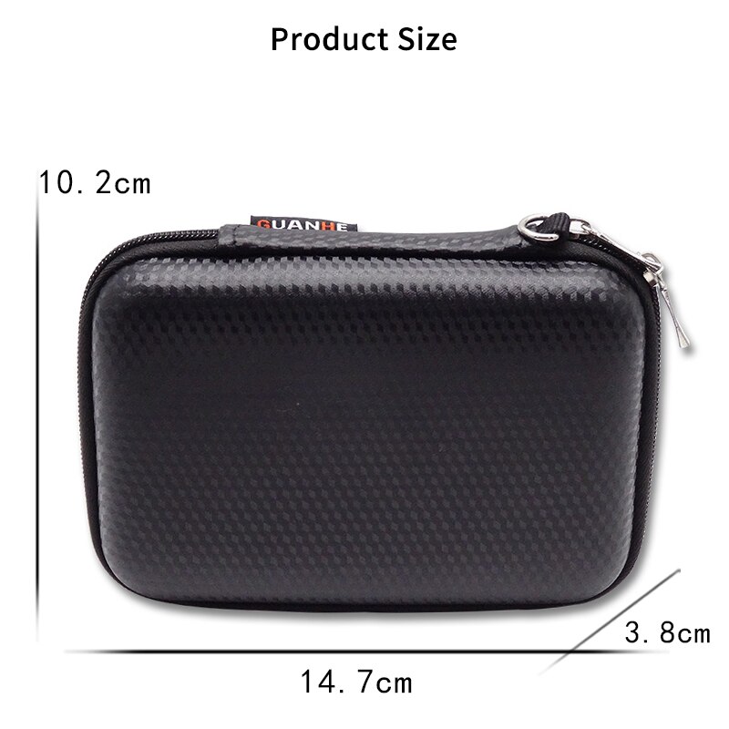 Portable 2.5Inch Hard Disk Case HDD Protection Bag for External Hard Drive/Earphone/U Disk/ Data Cable/Power Bank Storage Bag