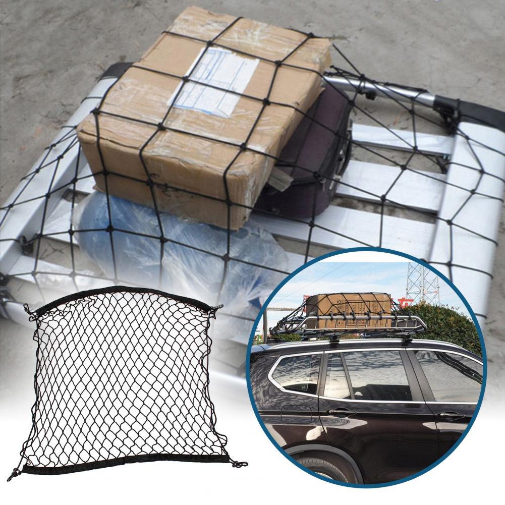 Roof Net High Strength Convenient Nylon Mesh Elastic Cargo Cover Net Ceiling Mesh Assistant Resilient Not Easy to Break