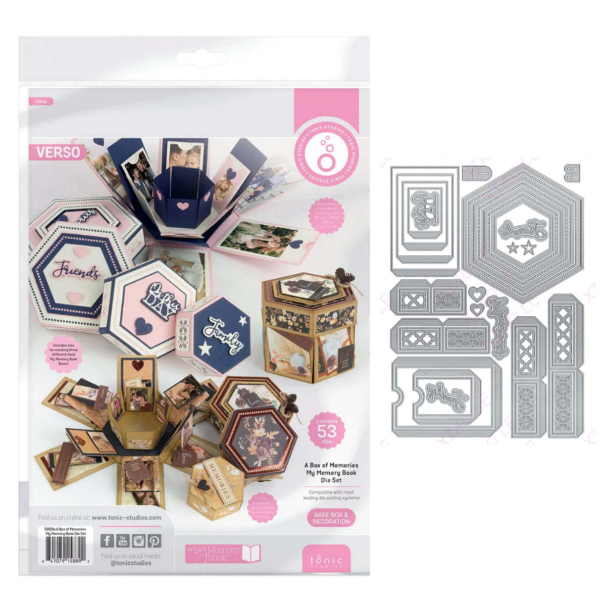 Juego de troqueles de bolsa de de Navidad Jolly Jingles, troqueles de corte artesanales de Metal, papel para álbum de recortes, decoración de diario, tarjeta en relieve hecha a mano: plum