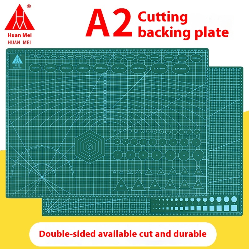 60 * 45cm A2 Cutting Board Grid Line Self-Healing Cutting Board Craft Card Multicolor Double-Sided Desktop Manual Cutting Pad