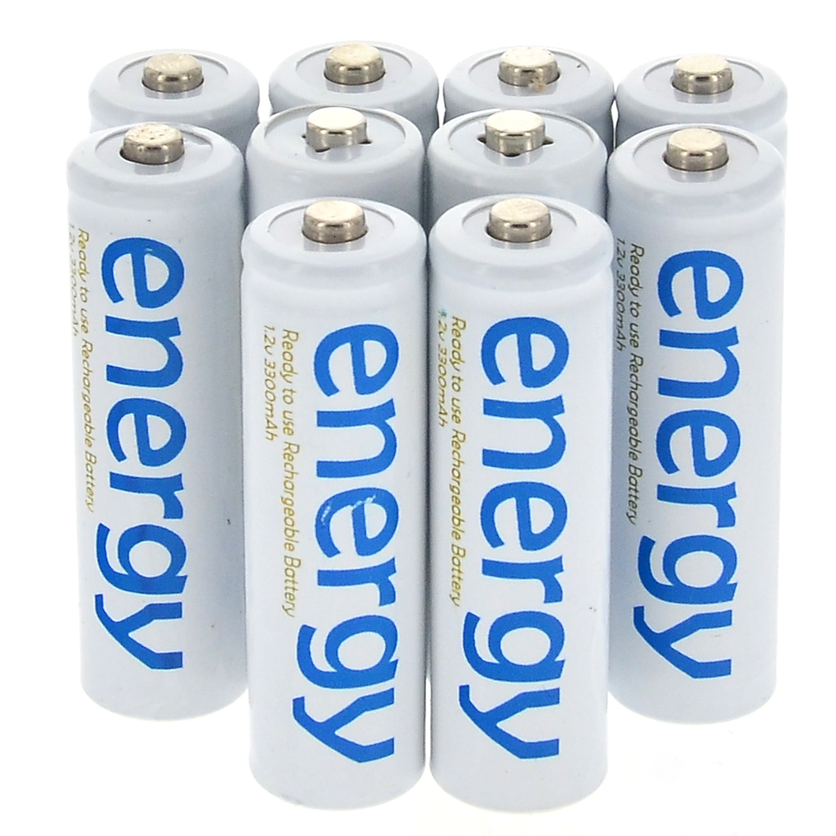 Neue AA 3300mAh AAA 2000mAh 1,2 V Ni-Mh Energie Akku Weiß Zelle für RC MP3 Freies